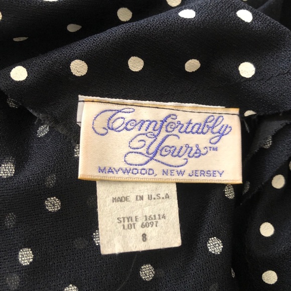 Comfortably Yours Dresses Comfortably Yours 94s Vintage Peplum